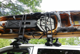 kayak on top of car