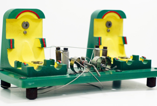 Most recent iteration of TS Tech fixture with clamp-on assemblies