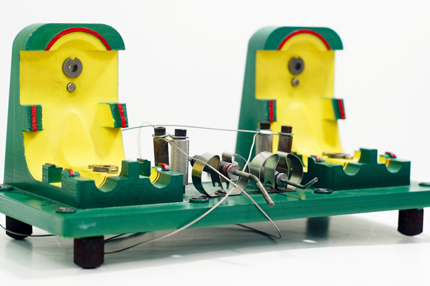 Most recent iteration of TS Tech fixture with clamp-on assemblies