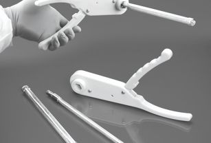 Ratchet prototype made from tough polycarbonate using the FDM process.