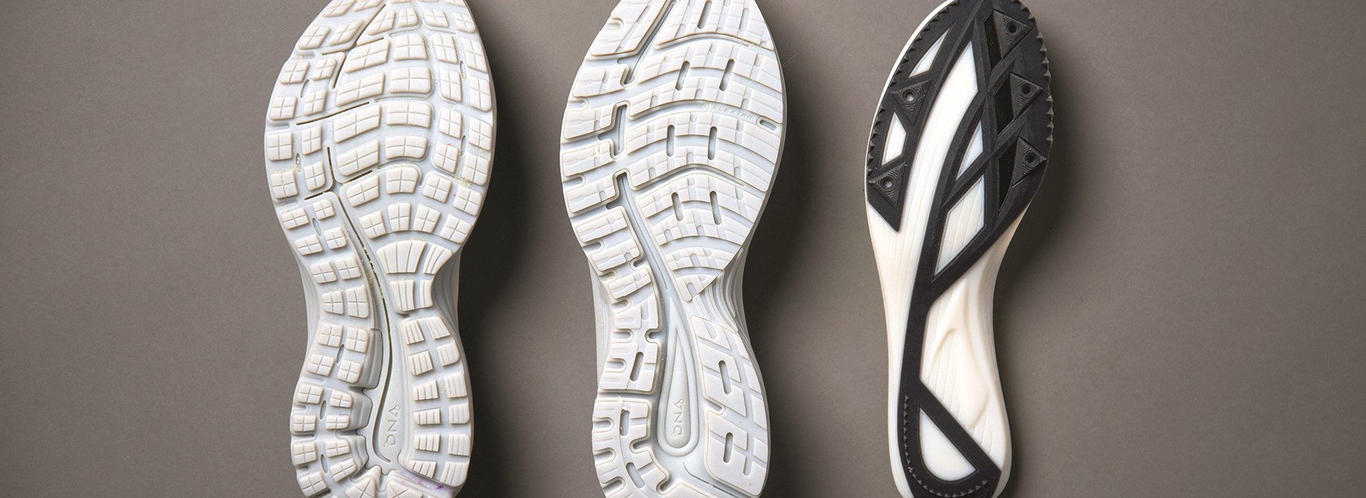 Brooks’ 3D printed midsole and outsole prototypes