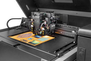 TechStyle 3D Printer printing on fabric
