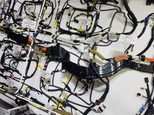 automotive wiring harness layout production