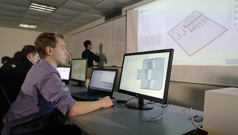 Students at Dunwoody Technical College embrace the future with Stratasys 3D printing technology. 