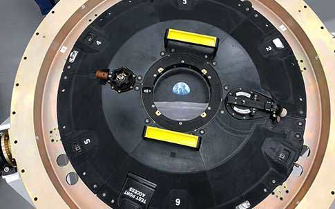 La copertura di ancoraggio di Orion stampata in 3D con Antero (ESD).