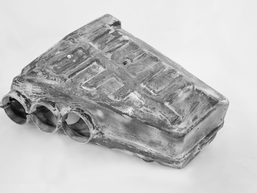 Obsolete air conditioning duct for historic supercar that needed replacing.
