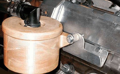 Prototipo PPSF montado en un motor V8.