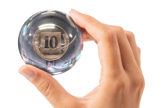 person holding 3d printed object