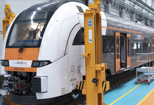 Siemens mobility rail center with train