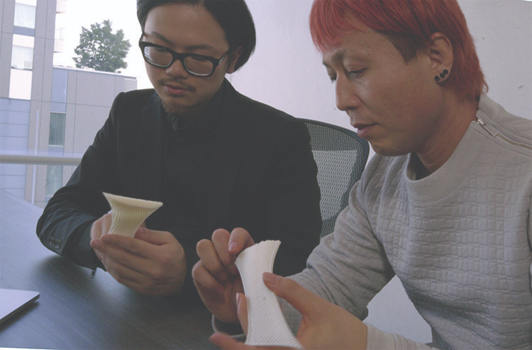 Stratasys 3D printing allowed Sun Junjie and Kota Nezu to create multiple quick design iterations.