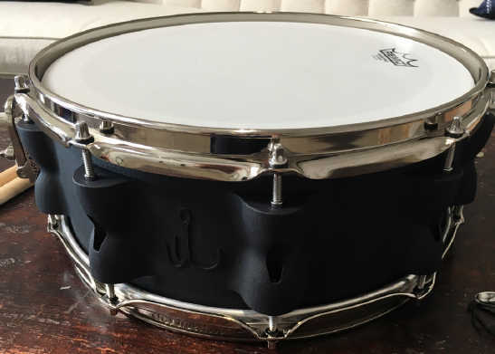 black fdm 3d printed snare drum