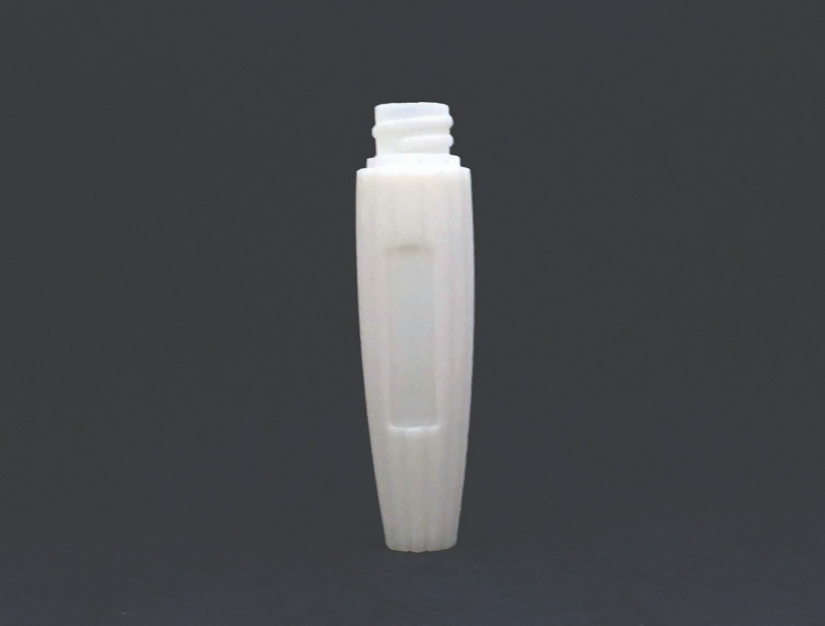 A mascara bottle 3D printed using Stratasys Connex3 and VeroWhite material.