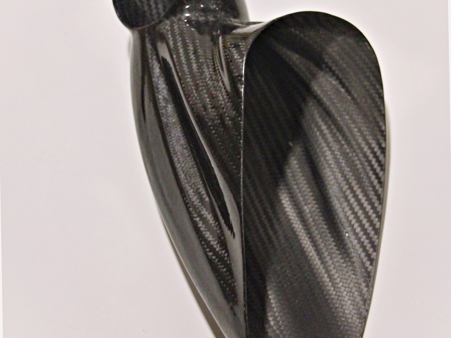 Carbon fiber duct for an automotive customer, produced using a  3D printed sacrificial tool in ST-130 soluble material.