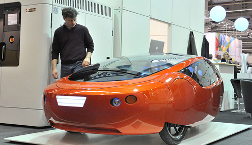 first fuel efficient 3d printed car