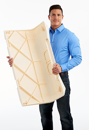 The Stratasys Fortus 900mc Acceleration Kit reduces time and cost for 3D printing large parts in ASA and ULTEM™ 1010 resin materials