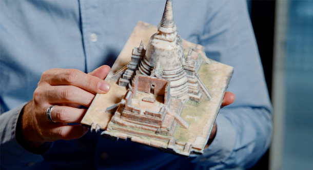 3D printed historic artifact model recreated by Google with 3D printing