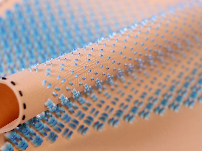 3d printed fashion design sample orange