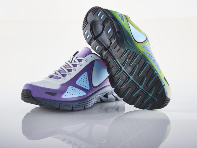 3D printed polyjet shoes prototypes