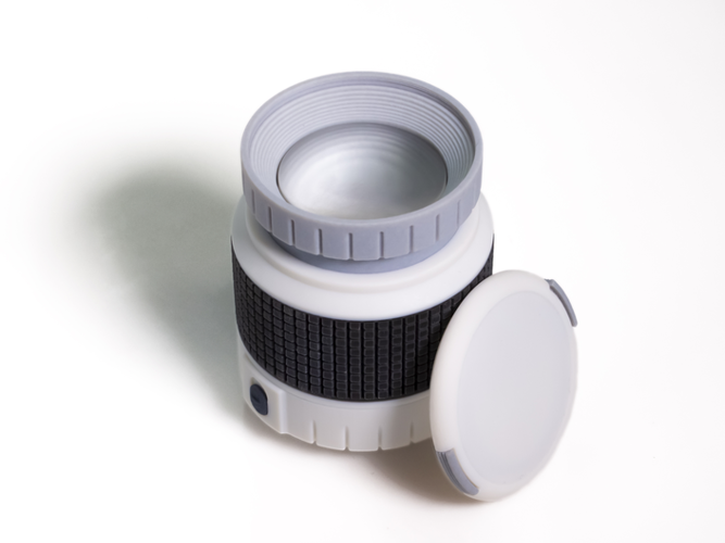 3D printed camera lens polyjet prototyping