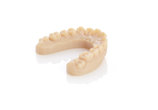 Stratasys DentaJet XL 3D printed clear aligner model