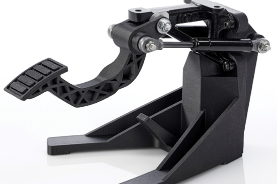 Stratasys FDM Nylon CF12 Carbon Fiber 3D printed Brake Pedal