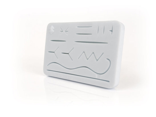 Saturing pad 3D printed using MED 25A Silicone