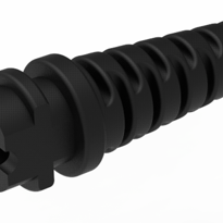 Cable strain relief grommet 3D printed with P3 stretch 80 material