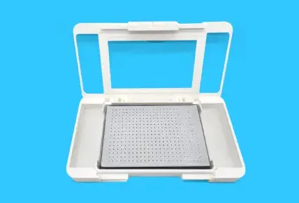 Consumable plate for clinical trials