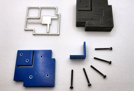 3D printed press mold for Microsoft 3D printed by Stratasys printer