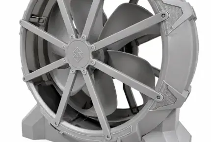 Somos Resolute Grey Industrial Fan