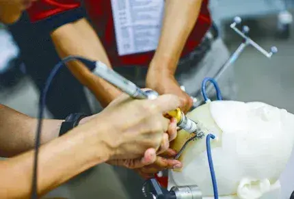 Neurosurgery practice on 3D printed lifelike model