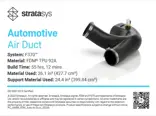 Air duct for automotive