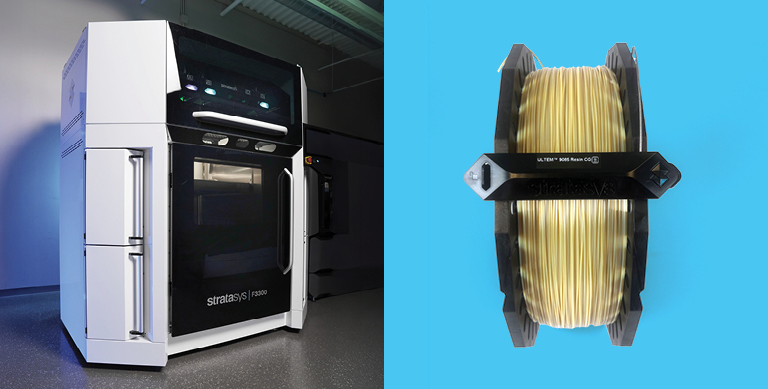 Stratsys F3300 FDM 3D Printer and Ultum 9085CG filament