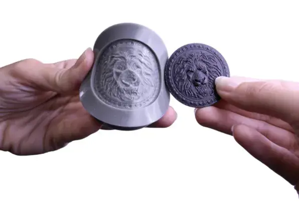 Coin mold printed