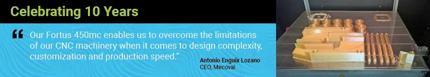 Stratasys Fortus 450mc 3D Printer used by Mecoval