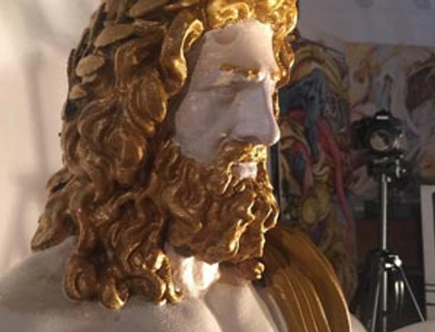 The mighty Zeus returns 1,500 years later 3D printed in durable, engineering-grade thermoplastic produced on the Stratasys Fortus 900mc Production 3D Printer