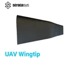 Production UAV wingtip manufactured in FDM® Nylon 12CF™ material using industrial FDM® technology.