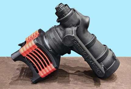 3D Printed fingerprint scanner forensic photonics