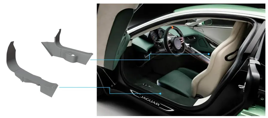 Stratasys FDM door panel inserts