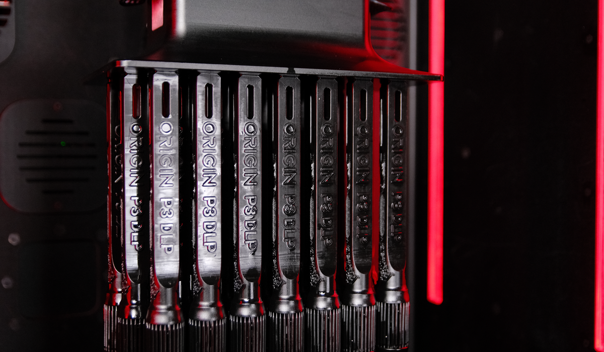 Stratays Origin Two P3 DLP 3D Printer Chamber Close-Up