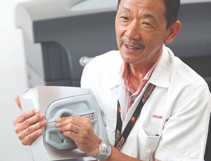 Hiroshi Takemori, senior design researcher, product&nbsp;planning department.