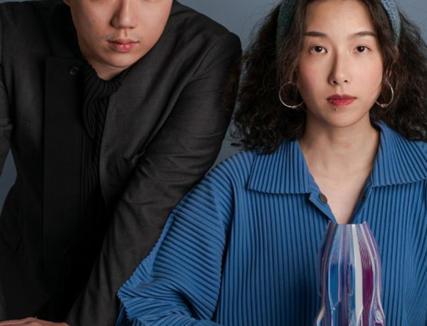 Honghao Deng (left) and Jiani Zeng (right).