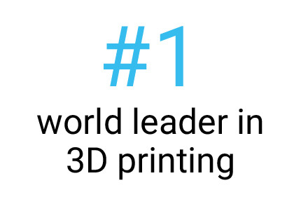 #1 Leader in 3D Printing