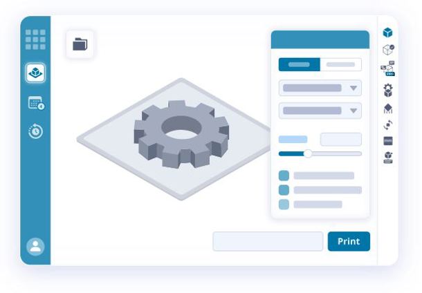 GrabCad Print digital image of software interface