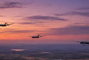 Drones at dusk