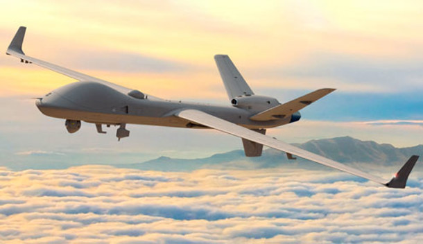 Aerospace Drone flying in sky | Stratasys Direct