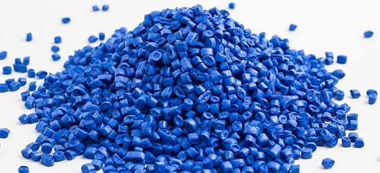 Injection Molding Blue Polystyrene Material Pellets