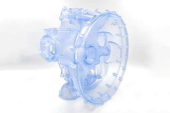 Translucent SLA 3D printed part