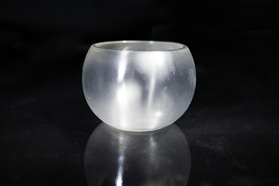 SLA 3D Printed Clear Part - As Printed for the finish in the pricture