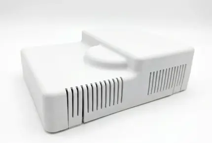MJS PA12-W White housing enclosure from a top view
